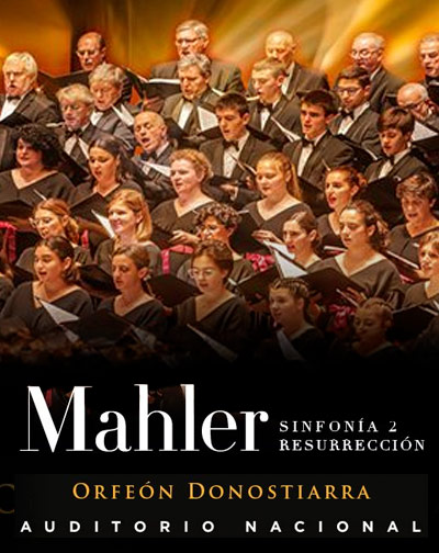 Sinfonía 2 de Mahler con el Orfeón Donostiarra