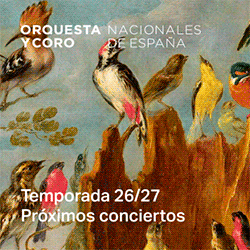 Orquesta y Coro Nacionales de España. Temporada 26/27: próximos conciertos