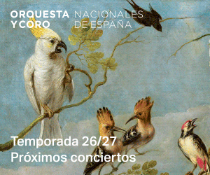 Orquesta y Coro Nacionales de España. Temporada 26/27: próximos conciertos